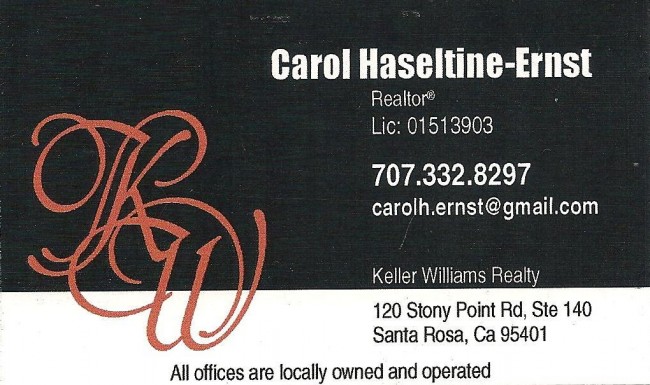 Carol Haseltine-Ernst is a West End Sponsor