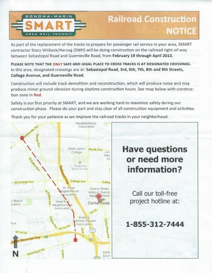 SMART Construction Notice