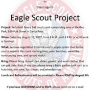 Don’t Forget DeMeo Park/Bocce Court Cleanup Aug 12th